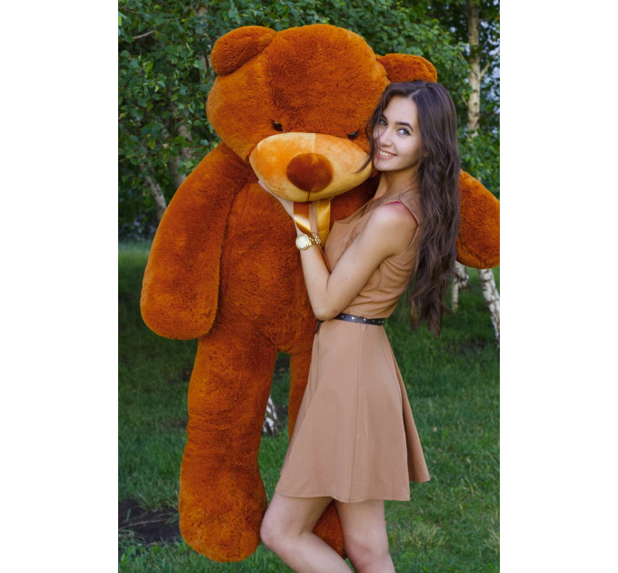 Плюшевый мишка Нестор 160 см (коричневый)