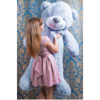 Плюшевый мишка Нестор 160 см (серый)