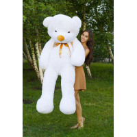 Плюшевый мишка Нестор 180 см (белый) Плюшевый мишка Нестор 180 см (белый)