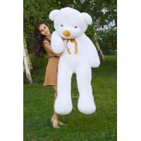 Плюшевый мишка Нестор 180 см (белый) Плюшевый мишка Нестор 180 см (белый)
