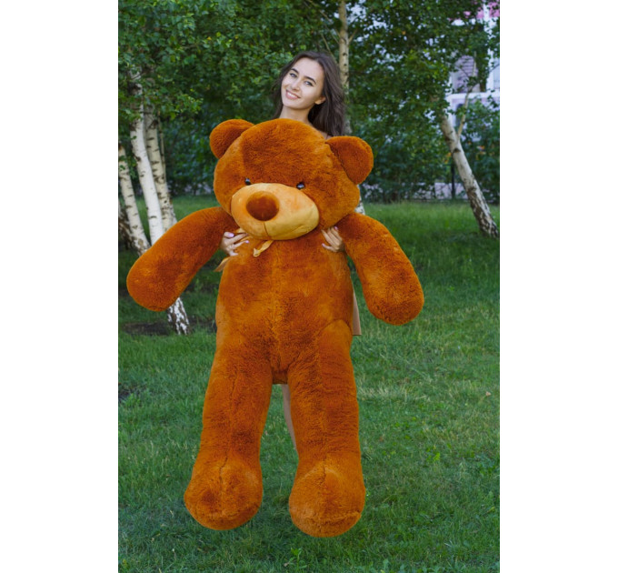 Плюшевий ведмедик Нестор 180 см (коричневий)