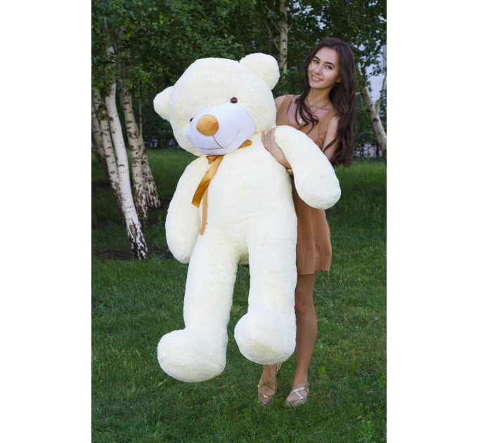 Плюшевий ведмедик Нестор 180 см (кремовий)