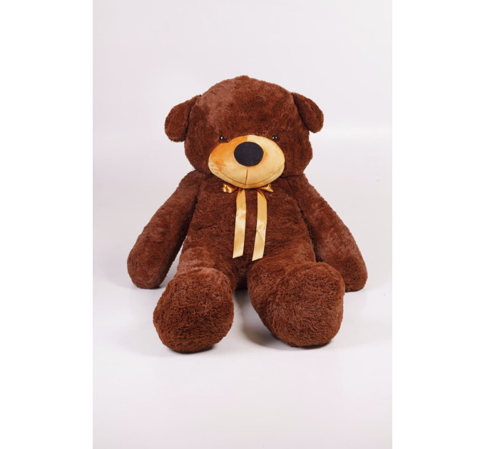 Плюшевий ведмедик Нестор 180 см (шоколадний)