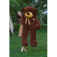 Плюшевый мишка Нестор 180 см (шоколадный) Плюшевый мишка Нестор 180 см (шоколадный)