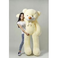 Плюшевый мишка Нестор 200 см (кремовый) Плюшевый мишка Нестор 200 см (кремовый)