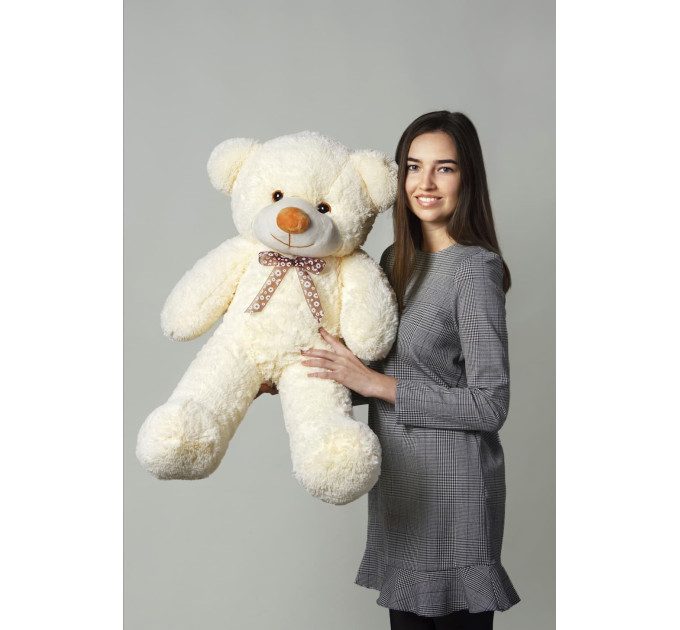 Плюшевый мишка Нестор 80см (кремовый)