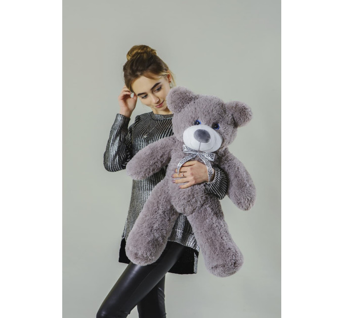 Плюшевый мишка Нестор 80см (серый)