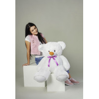 Плюшевый мишка Томми 100 см (белый)