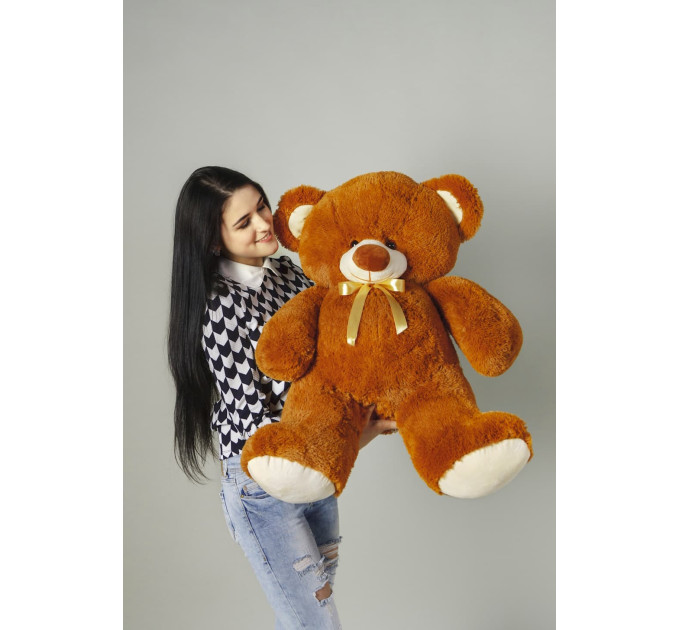 Плюшевый мишка Томми 100 см (коричневый)