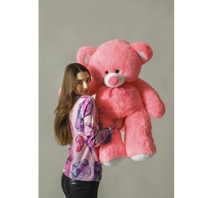 Плюшевый мишка Томми 100 см (розовый)