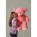 Плюшевый мишка Томми 100 см (розовый)