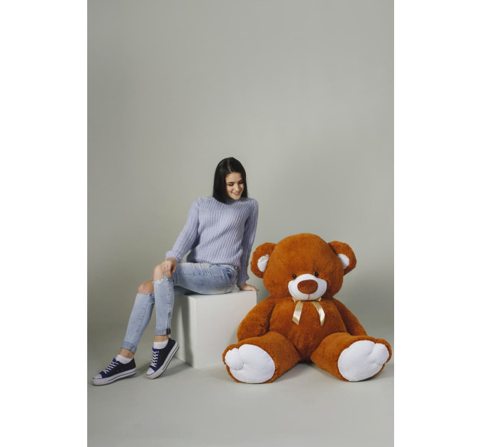 Плюшевый мишка Томми 150 см (коричневый)
