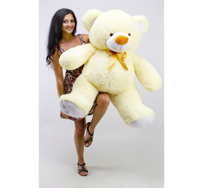 Плюшевий ведмедик Томі 150 см (кремовий)