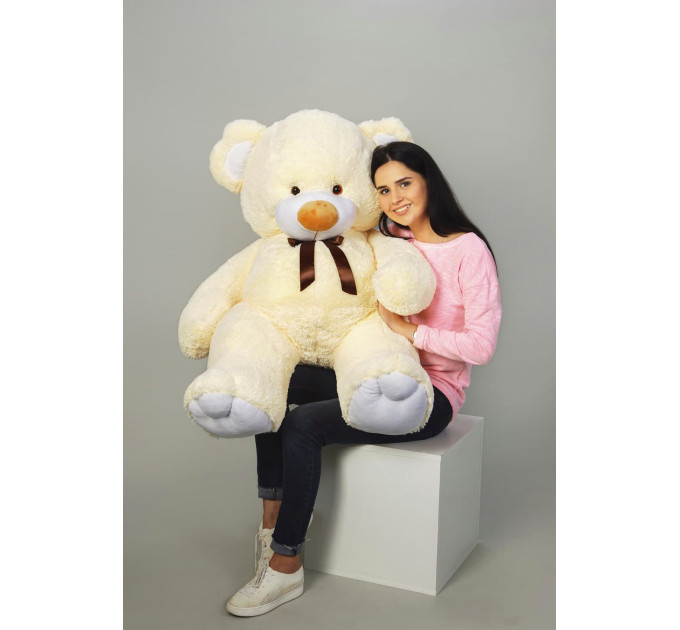 Плюшевий ведмедик Томі 150 см (кремовий)