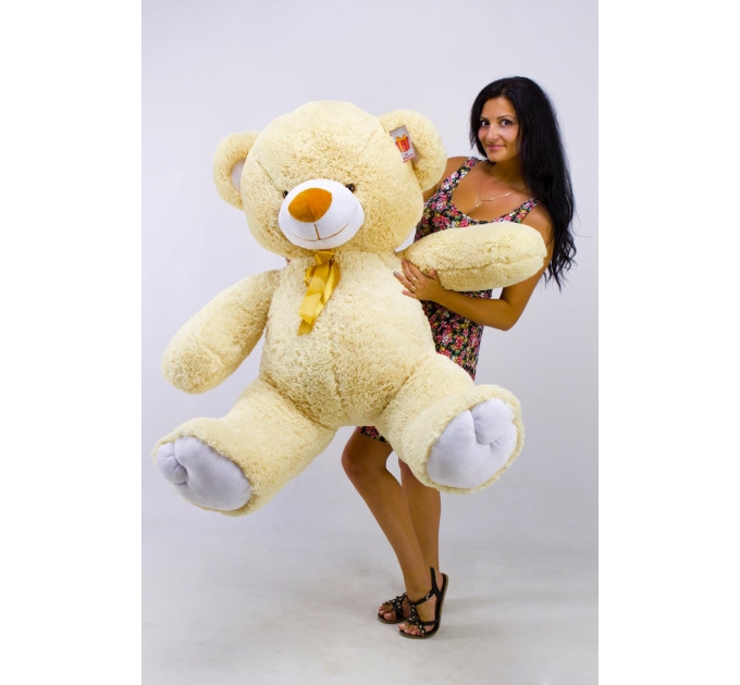 Плюшевий ведмедик Томі 150 см (кремовий)