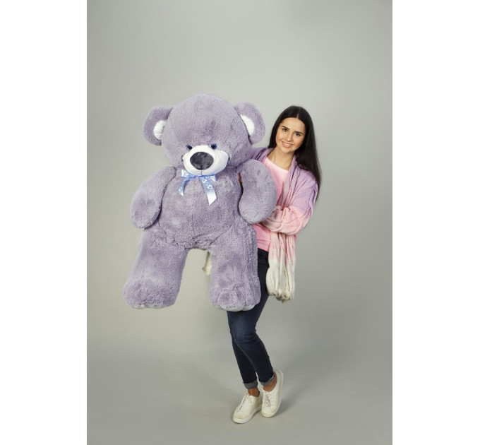 Плюшевый мишка Томми 150 см (серый)