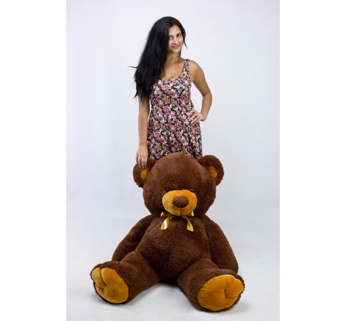 Плюшевый мишка Томми 150 см (шоколадный)