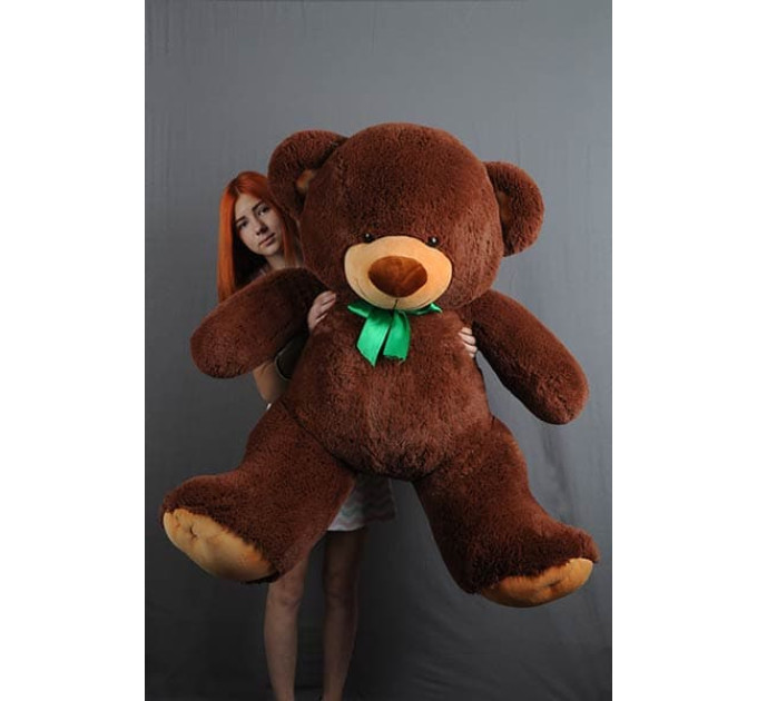 Плюшевый мишка Томми 150 см (шоколадный)