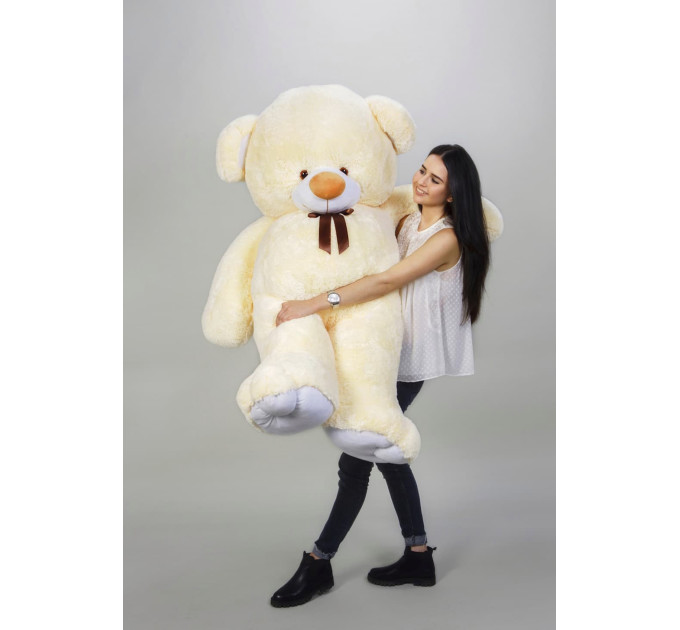Плюшевый мишка Томми 190 см (кремовый)