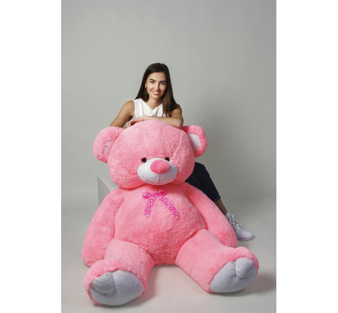 Плюшевый мишка Томми 190 см (розовый)