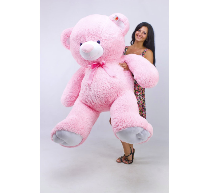 Плюшевый мишка Томми 190 см (розовый)