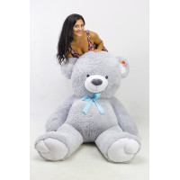 Плюшевый мишка Томми 190 см (серый) Плюшевый мишка Томми 190 см (серый)