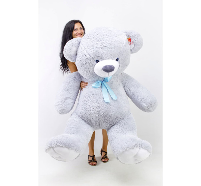 Плюшевий ведмедик Томі 190 см (сірий)