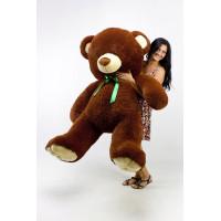 Плюшевый мишка Томми 190 см (шоколадный)