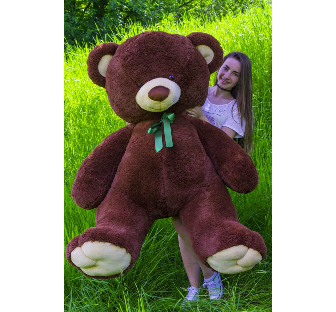 Плюшевый мишка Томми 190 см (шоколадный)