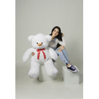 Плюшевый мишка Веня 140 см (белый)