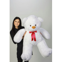 Плюшевый мишка Веня 140 см (белый)