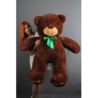Плюшевый мишка Веня 140 см (шоколадный)