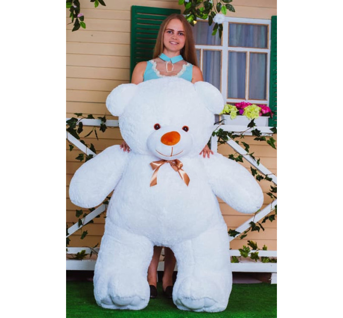 Плюшевый мишка Веня 170 см (белый)