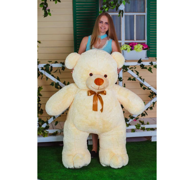 Плюшевий ведмедик Веня 170 см (кремовий)