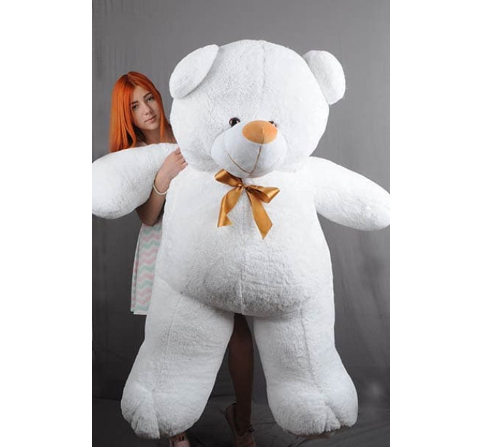 Плюшевый мишка Веня 200 см (белый)