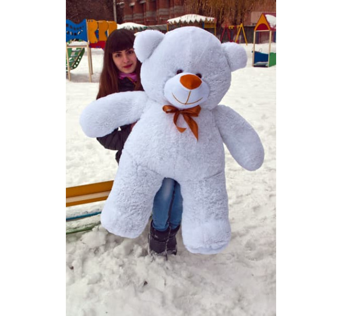 Плюшевый мишка Веня 200 см (белый)