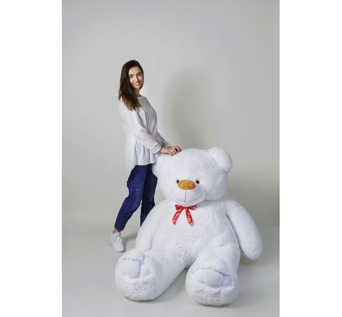 Плюшевый мишка Веня 200 см (белый)