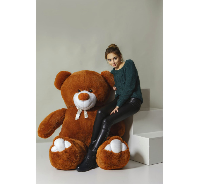 Плюшевый мишка Веня 200 см (коричневый)