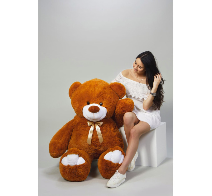 Плюшевый мишка Веня 200 см (коричневый)