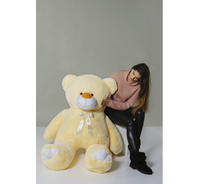 Плюшевий ведмедик Веня 200 см (кремовий)