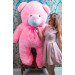 Плюшевый мишка Веня 200 см (розовый)