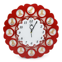 Мультирамка Часы 12 сердечек Мультирамка Часы 12 сердечек