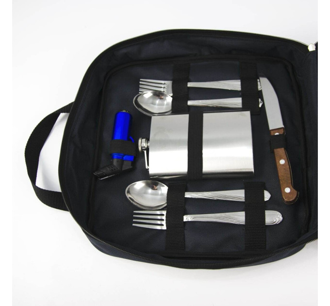 Набор для пикника на 4 персоны (фляга)