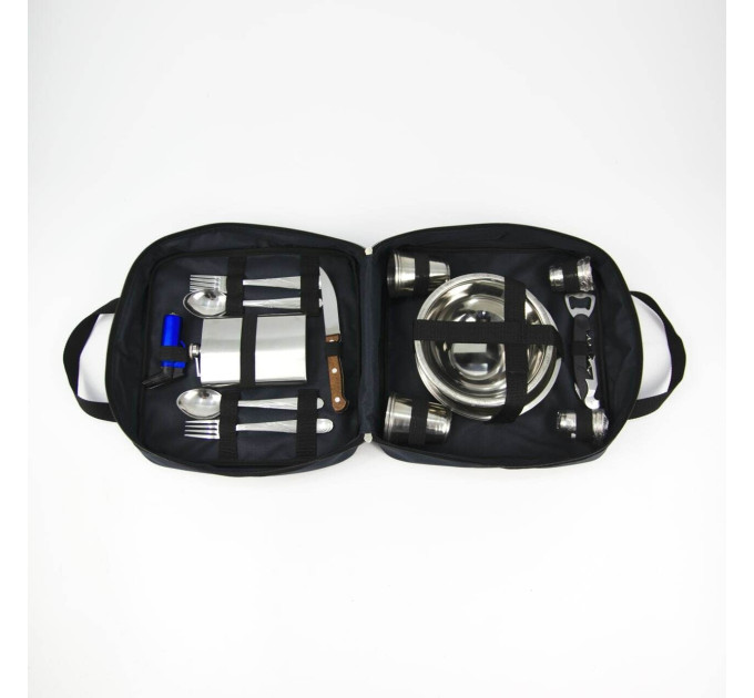 Набор для пикника на 4 персоны (фляга)