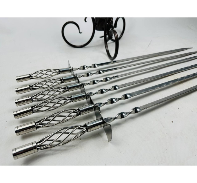 Набір шампурів Ексклюзив на металевій підставці