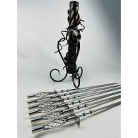 Набор шампуров Эксклюзив на металлической подставке