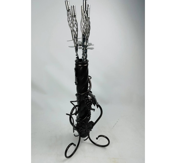 Набір шампурів Ексклюзив на металевій підставці