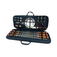 Набор шампуров и посуды для пикника 2в1