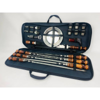 Набор шампуров и посуды для пикника 2в1