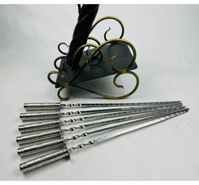 Набор шампуров "Пушка" с вензелем